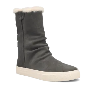 Women's Cozy Chic Boot - Dark Grey Suede