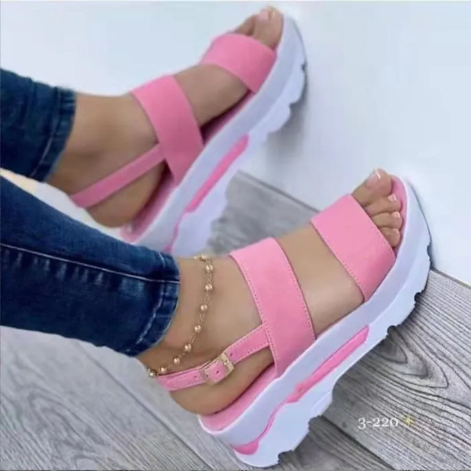 Women's Platform Heel Light Casual Opend Comfortable Sandals