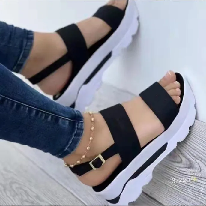 Women's Platform Heel Light Casual Opend Comfortable Sandals