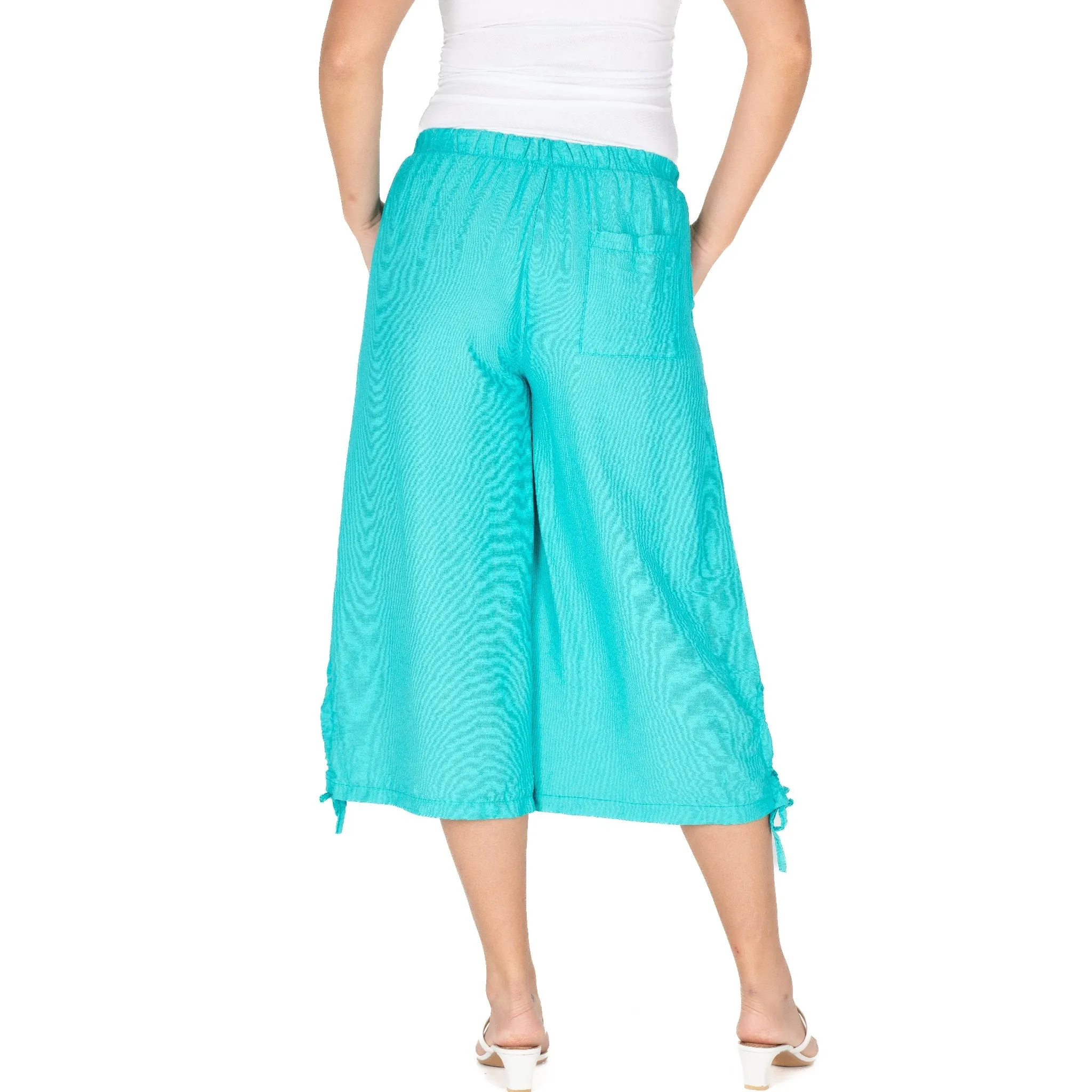 Women's Woven Capri | M Made in Italy